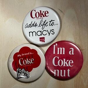 Coca-Cola Vintage Buttons